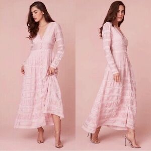 LOVESHACKFANCY Ellitia Dress in Light Lilac